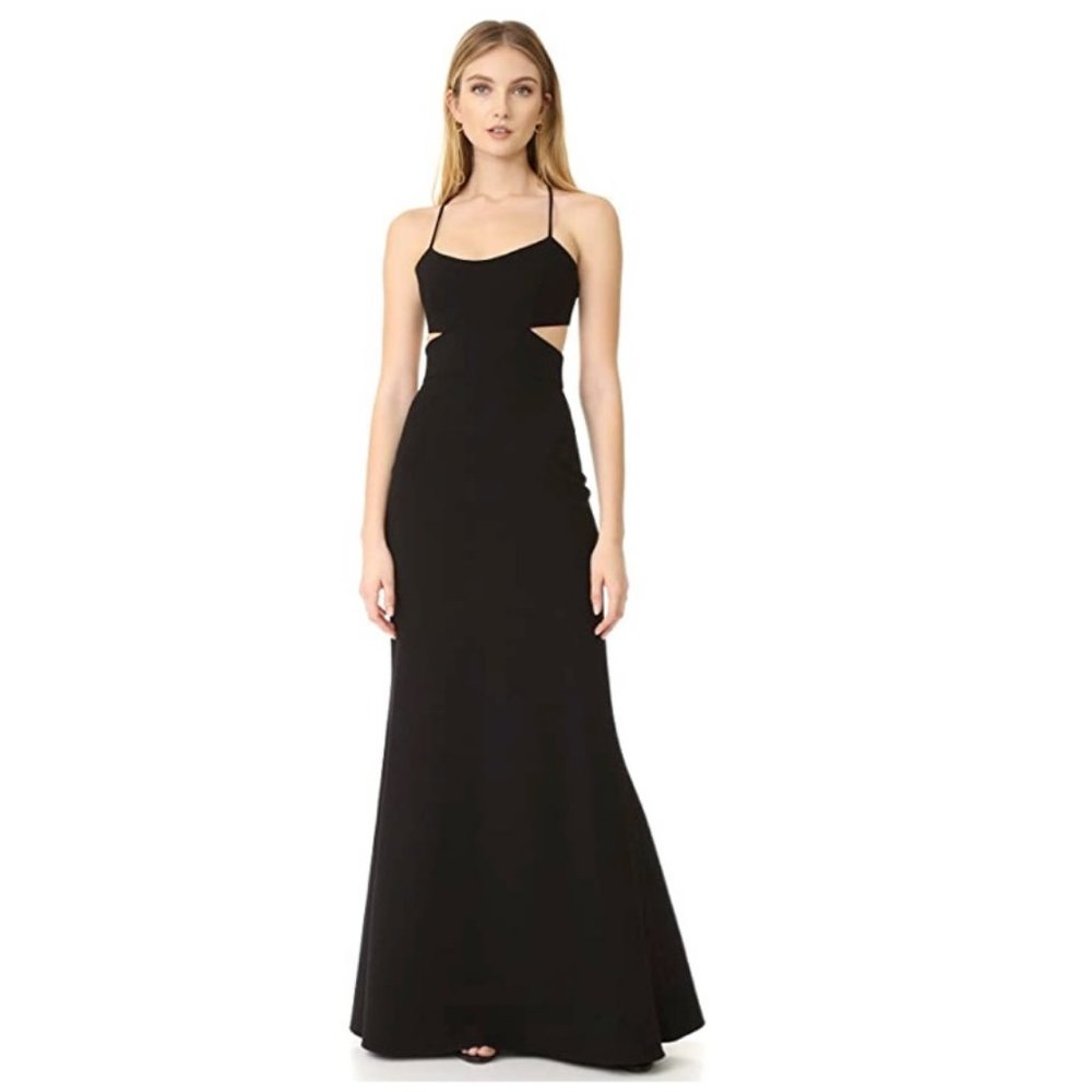 Jill Stuart Flare Gown With Cut Out Detail NWT